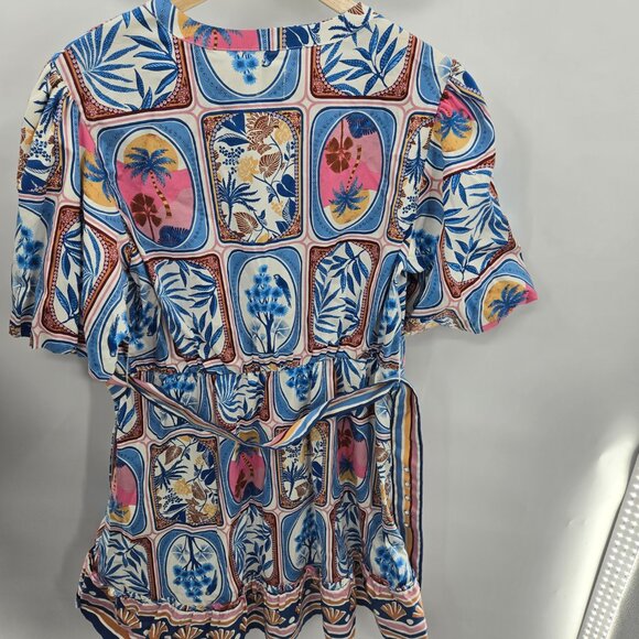 Joie White Coastal Beach Mini Dress Size 10 NWOT - Picture 2 of 16